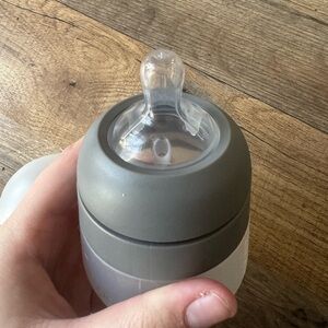 Gray and Teal Baby Bottle x8